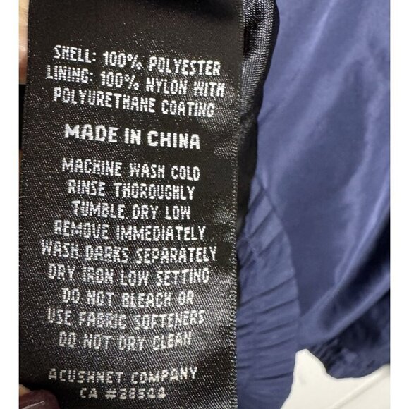 Footjoy Dryjoys Convertible Jacket Vest mens size Large Black & Blue - Picture 8 of 9